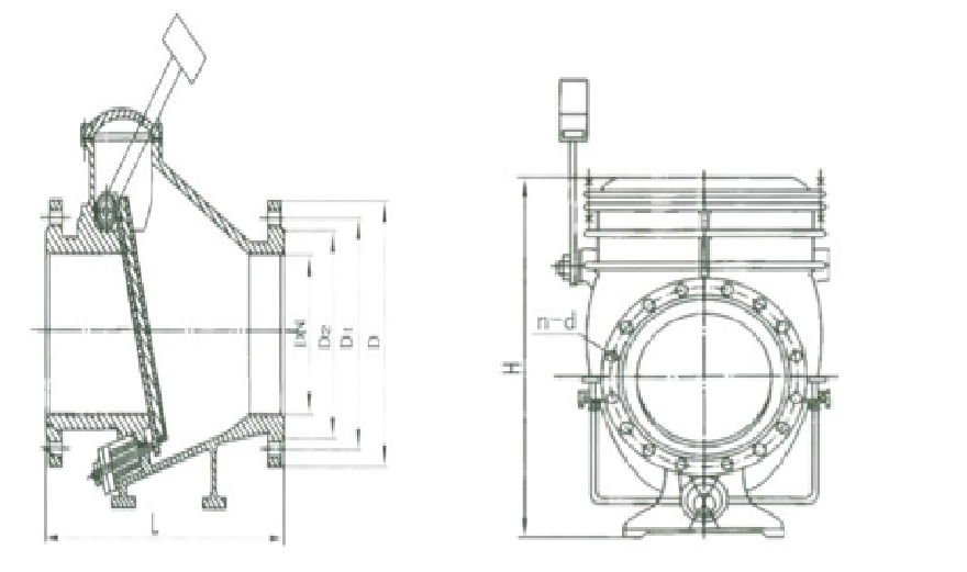 Slow closing check valve